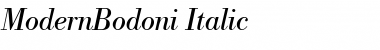 ModernBodoni Italic