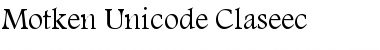 Download Motken Unicode Claseec Font