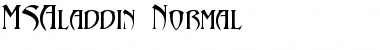 MSAladdin Normal Font