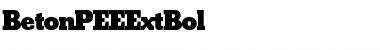 Download BetonPEEExtBol Font