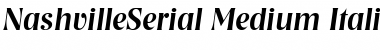 Download NashvilleSerial-Medium Font