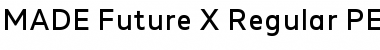 MADE Future X Regular Font
