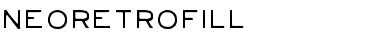 Download NeoRetroFill Font