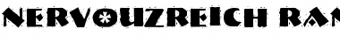 NervouzReich Rank Font