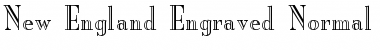 New England Engraved Normal Font