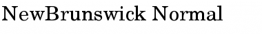 NewBrunswick Font