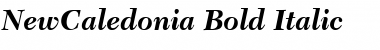 NewCaledonia BoldItalic Font