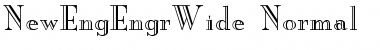 NewEngEngrWide Font