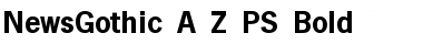 NewsGothic_A.Z_PS Bold Font
