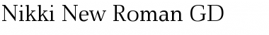 Download Nikki New Roman GD Font