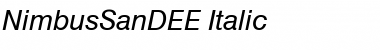 NimbusSanDEE Font