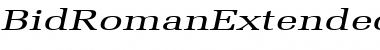 BidRomanExtended Font