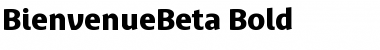 Download BienvenueBeta Font