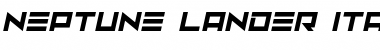 Neptune Lander Font