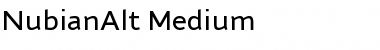 NubianAlt-Medium Medium Font