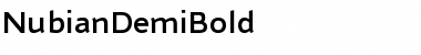 NubianDemiBold Regular Font