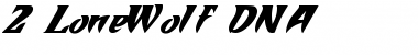 2 LoneWolf DNA Regular Font