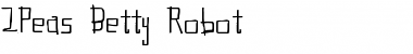 2Peas Betty Robot Regular Font