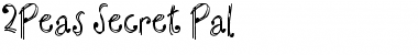 2Peas Secret Pal Regular Font