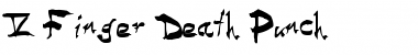 5 Finger Death Punch Font