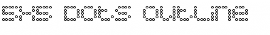 5x5 Dots Outline Regular Font