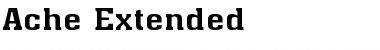 Ache-Extended Font