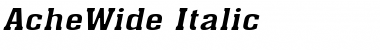 AcheWide Italic