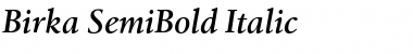 Birka SemiBold Font