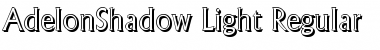 AdelonShadow-Light Regular Font
