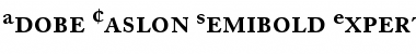 ACaslonExp Regular Bold Font