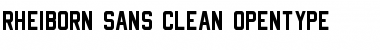 Rheiborn Sans Clean Regular