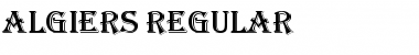 Algiers Regular Font