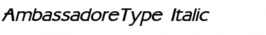AmbassadoreType Font
