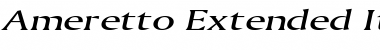 Ameretto Extended Italic