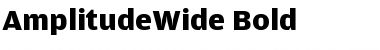 Download AmplitudeWide-Bold Font