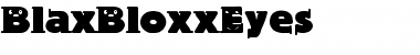 BlaxBloxxEyes Regular Font