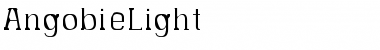 Angobie Light Font