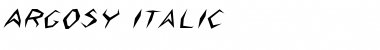 Download Argosy Italic Font