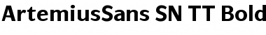 ArtemiusSans SN TT Font