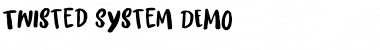 Download Twisted System DEMO Font