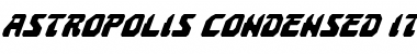 Astropolis Condensed Italic Condensed Italic Font