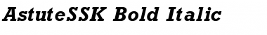 AstuteSSK Bold Italic