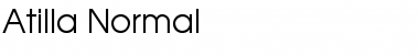 Atilla Normal Font