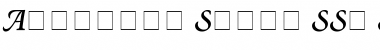Atlantix Swash SSi Semi Bold Italic Font