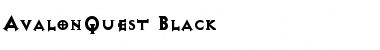 AvalonQuest Black Font