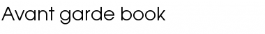 Avant garde book Font