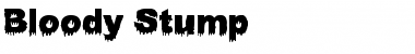 Download Bloody Stump Font