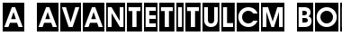 a_AvanteTitulCm Bold Font