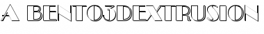 a_Bento3Dxtr Regular Font