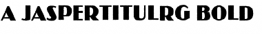 a_JasperTitulRg Font